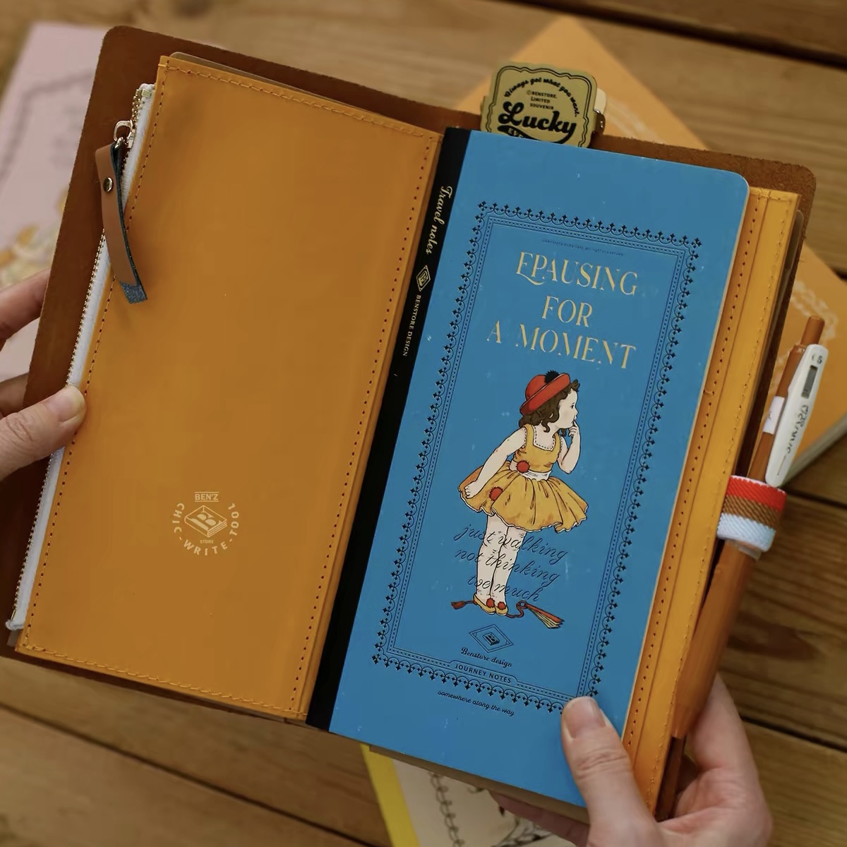 Vintage Collectible Magazines - Vintage Printed TN Refill Notebook Blank