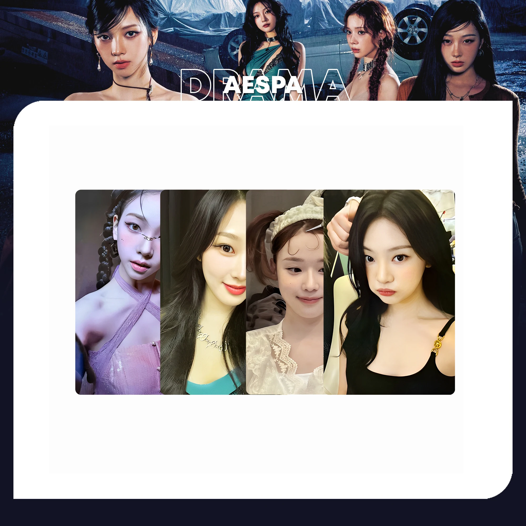 Vintage Collectible Cards - Vintage KPOP Lomo Cards Postcards Pack,