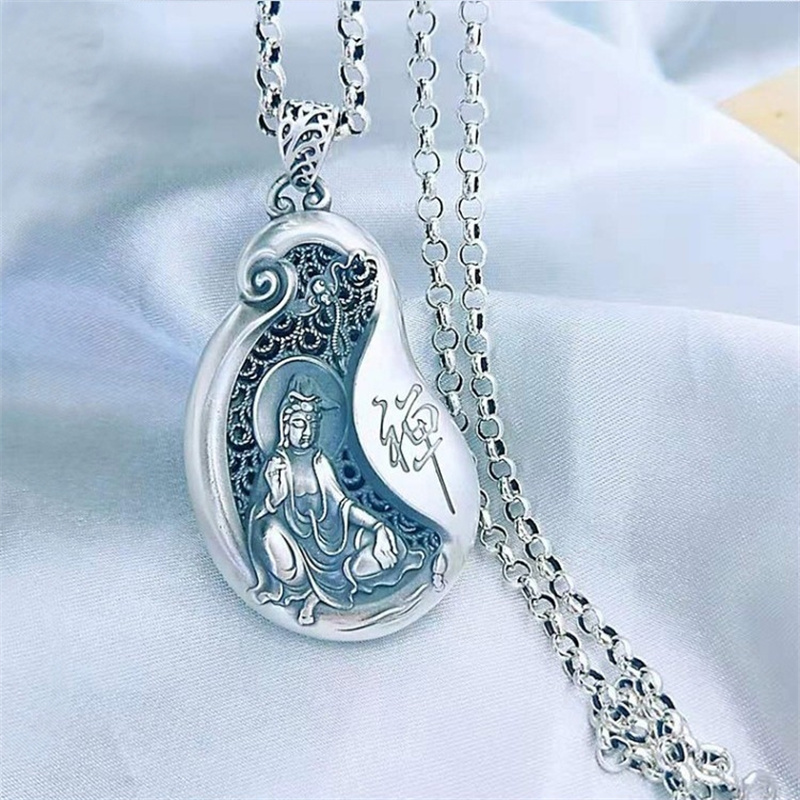 Vintage Things Collection - Vintage Buddha Avalokitesvara Lotus Pendant For