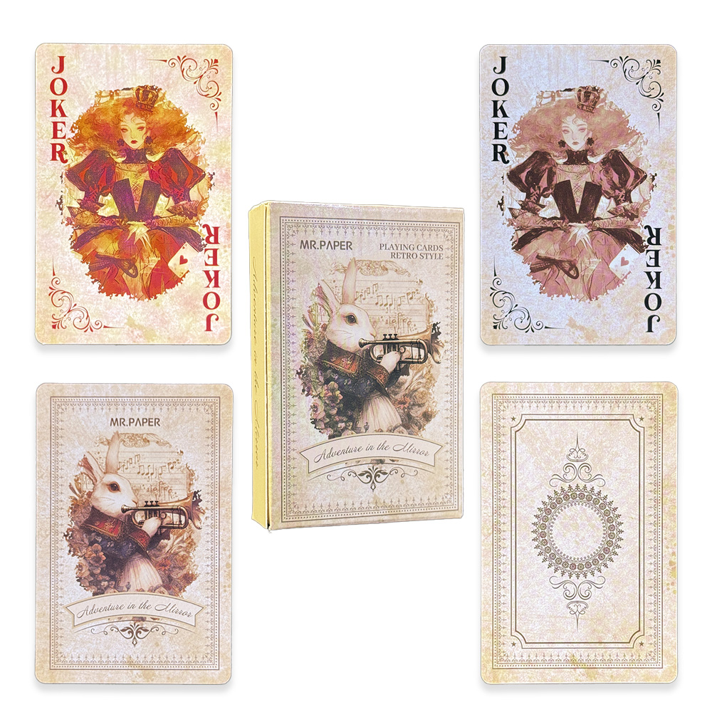 55Pcs Alice in Wonderland Play - огляд і ціна Vintage Collectible Playing Cards