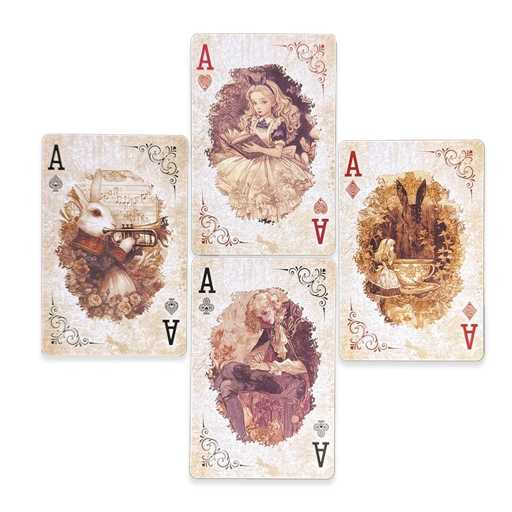 55Pcs Alice in Wonderland Play - огляд і ціна Vintage Collectible Playing Cards