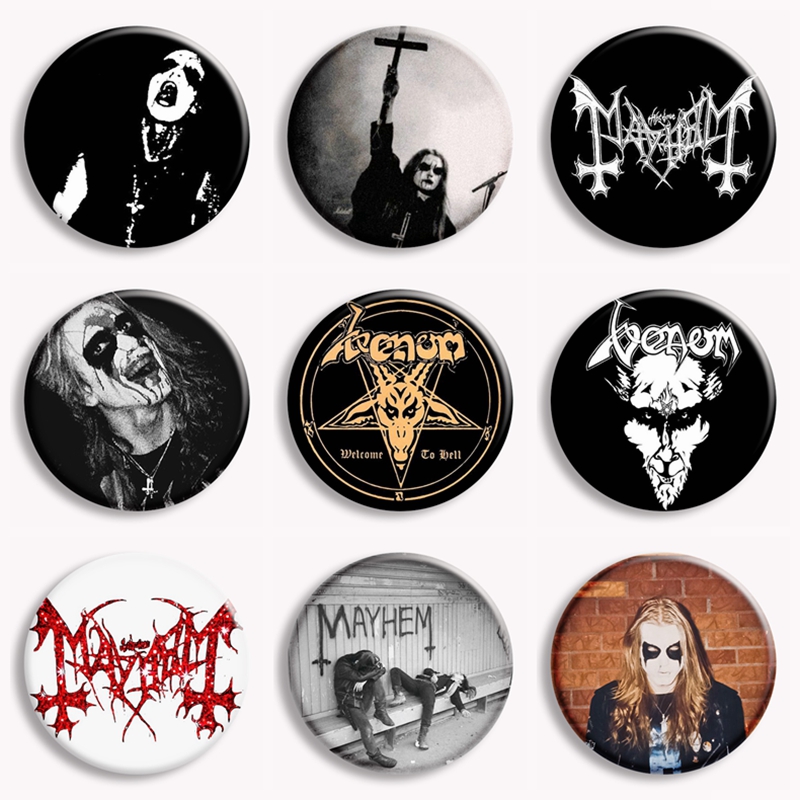 Rock Mayhem Band Soft Button P - огляд і ціна Collectible Vintage Brooches