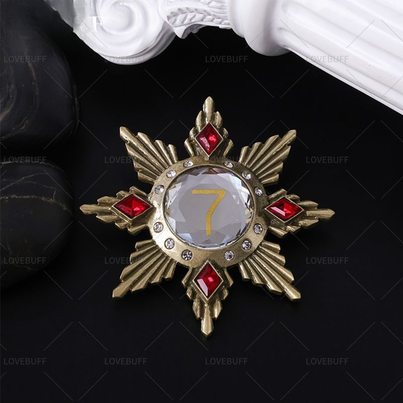 Golden Star Shaped Number 7 Br - огляд і ціна Collectible Vintage Brooches