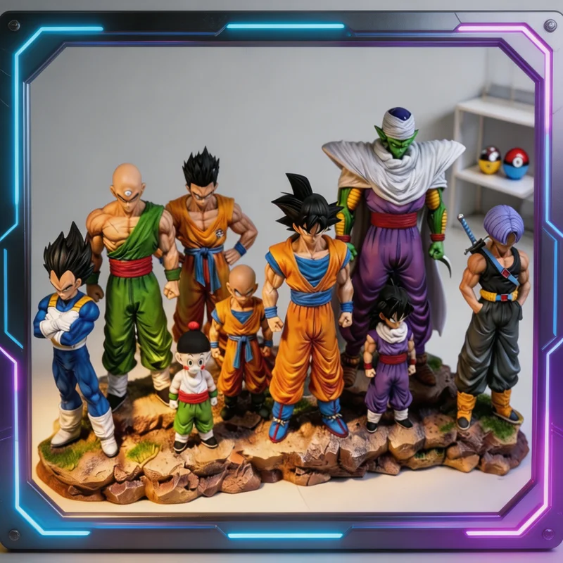 1set Anime Dragon Ball Infinit - огляд і ціна Vintage Collectible Figurines