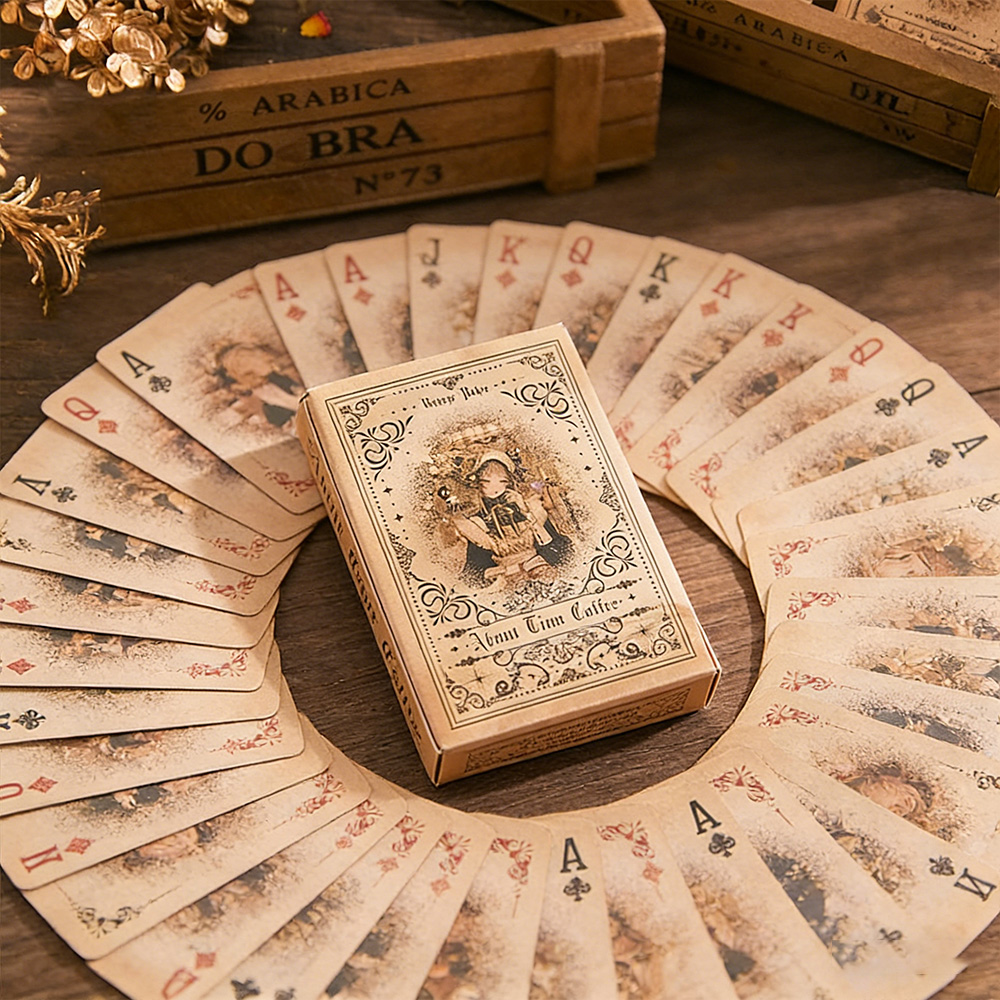 Vintage Fairy Tale Girl Playin - огляд і ціна Vintage Collectible Playing Cards