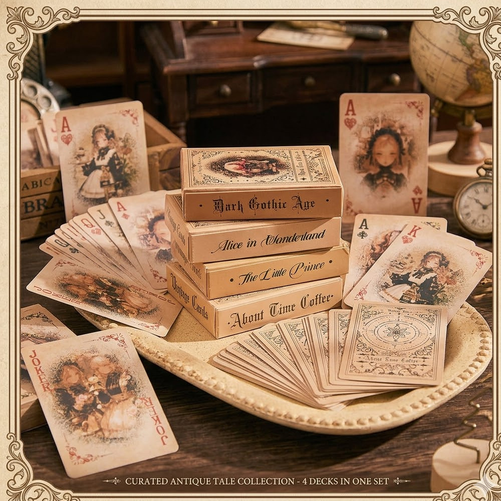 Vintage Fairy Tale Girl Playin - огляд і ціна Vintage Collectible Playing Cards