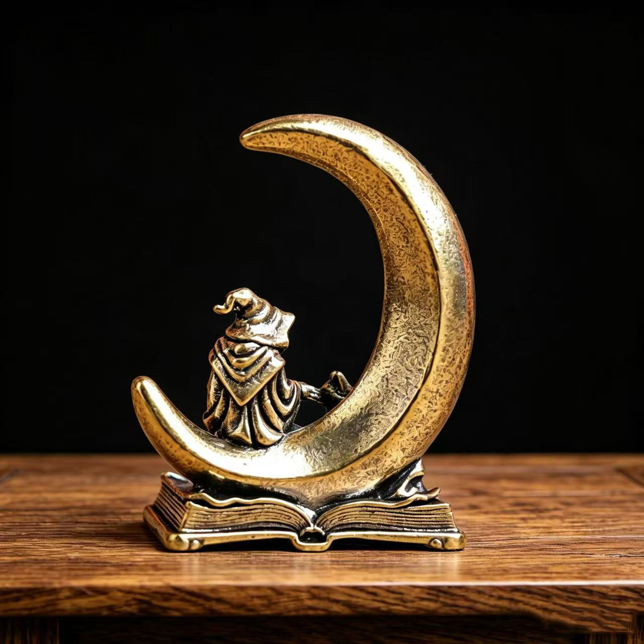 Brass Moon Witch Decoration St - огляд і ціна Vintage Collectible Figurines