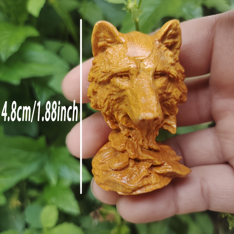 Vintage Wooden Wolf Head Sculp - огляд і ціна Vintage Collectible Christmas Ornaments
