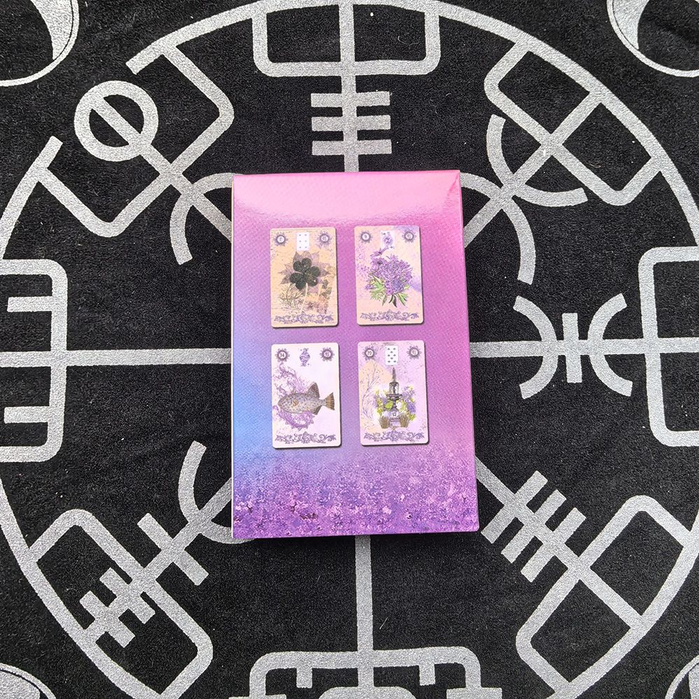 Lavender Lenormand Deck 9*6cm  - огляд і ціна Vintage Collectible Cards