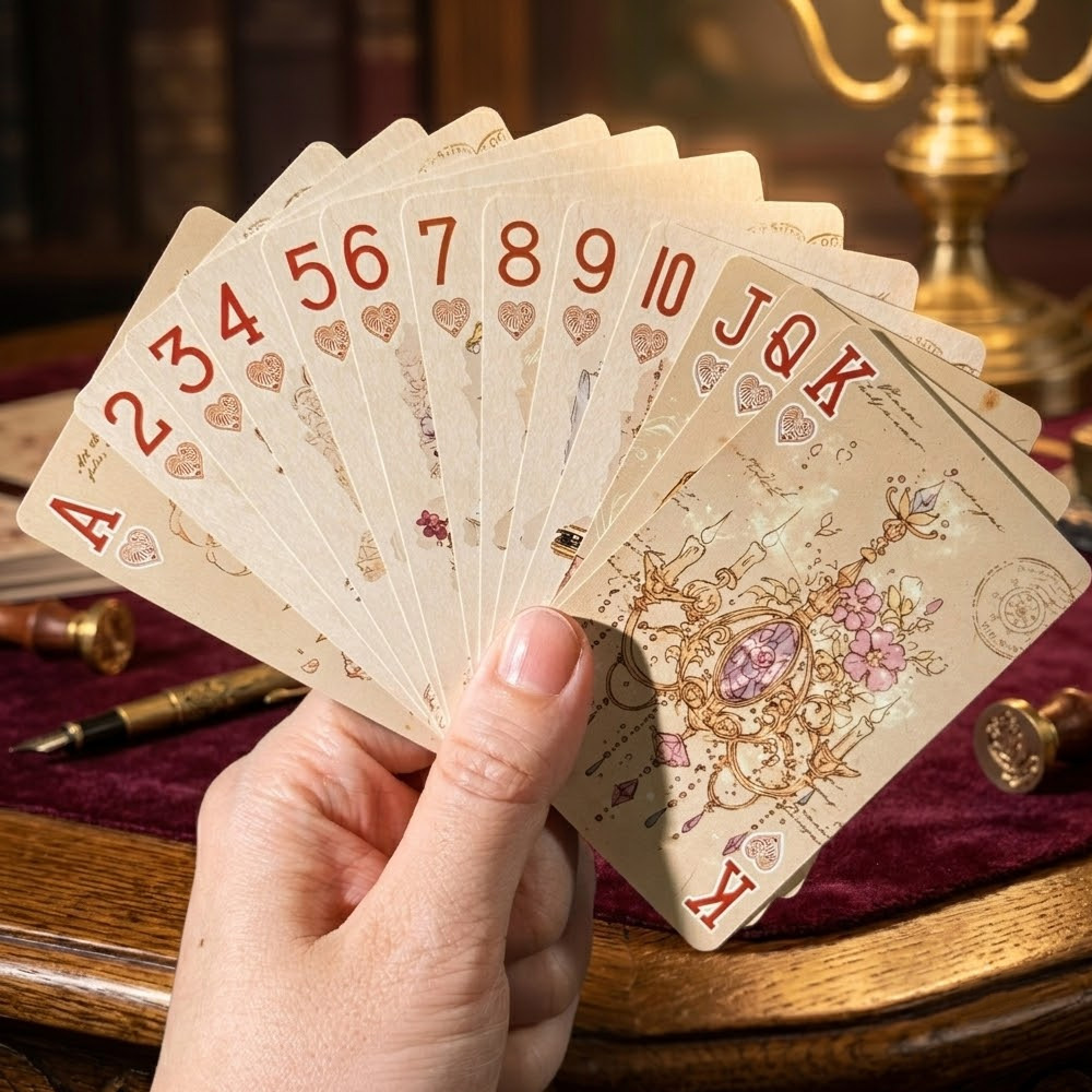 55pcs Vintage Aesthetic Playin - огляд і ціна Vintage Collectible Playing Cards