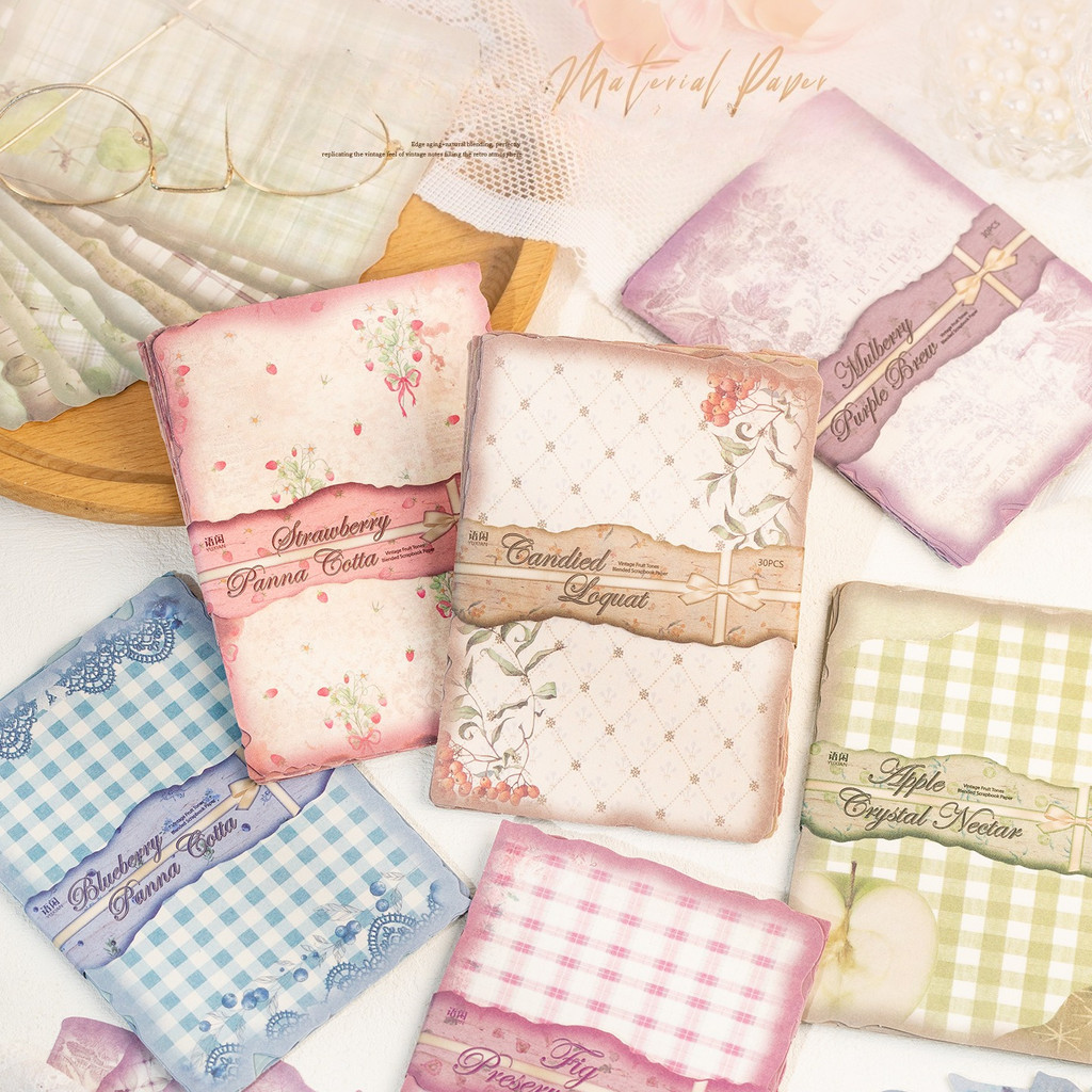 30sheets Vintage Scrapbook Pap - огляд і ціна Vintage Collectible Cards