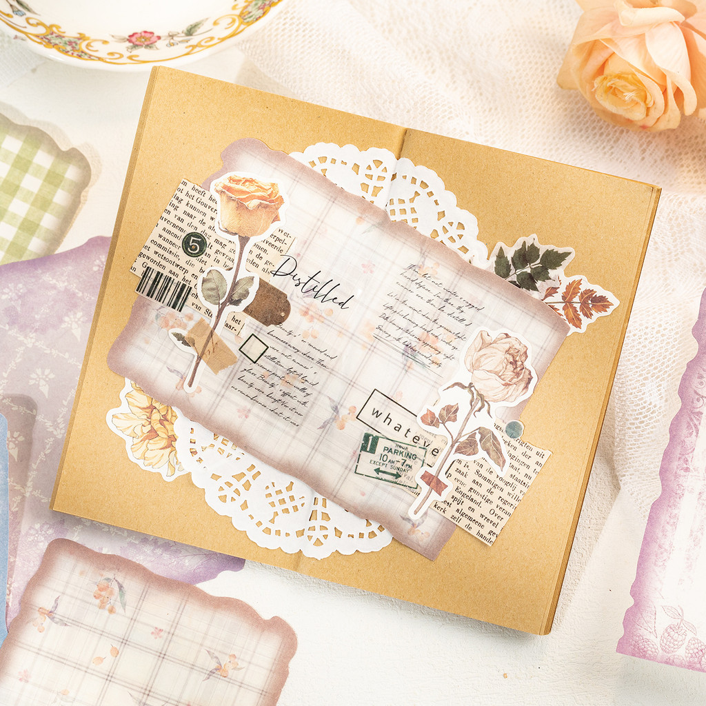 30sheets Vintage Scrapbook Pap - огляд і ціна Vintage Collectible Cards