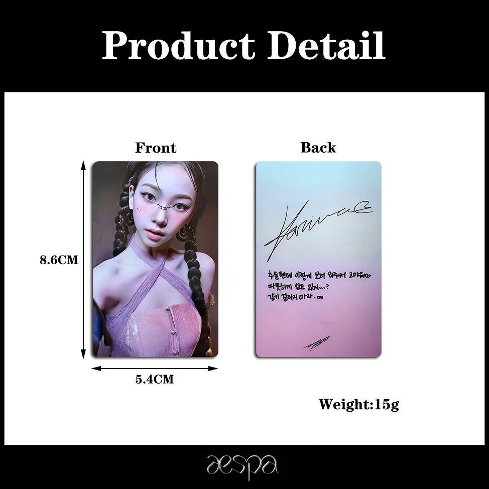 Vintage KPOP Lomo Cards Postca - огляд і ціна Vintage Collectible Cards