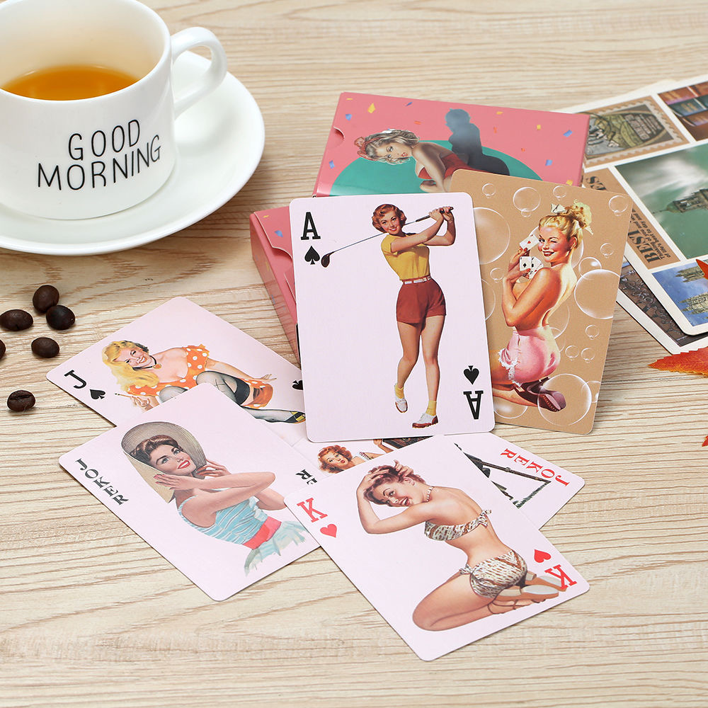 Vintage Sexy Bikini Beauty Pla - огляд і ціна Vintage Collectible Playing Cards