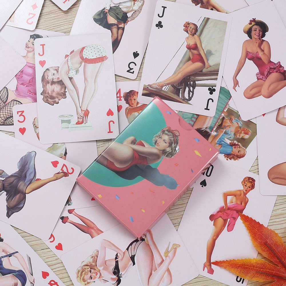 Vintage Sexy Bikini Beauty Pla - огляд і ціна Vintage Collectible Playing Cards