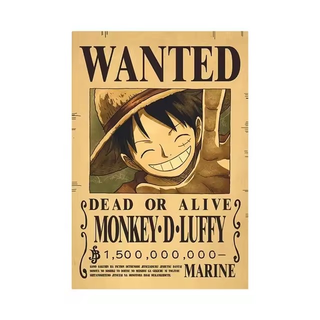 Anime One Piece Bounty Wanted  - огляд і ціна Vintage Things Collection
