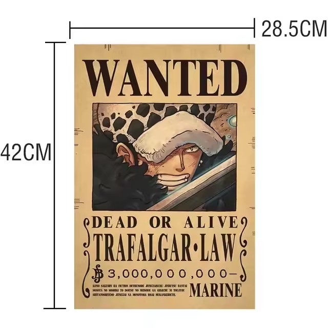 Anime One Piece Bounty Wanted  - огляд і ціна Vintage Things Collection