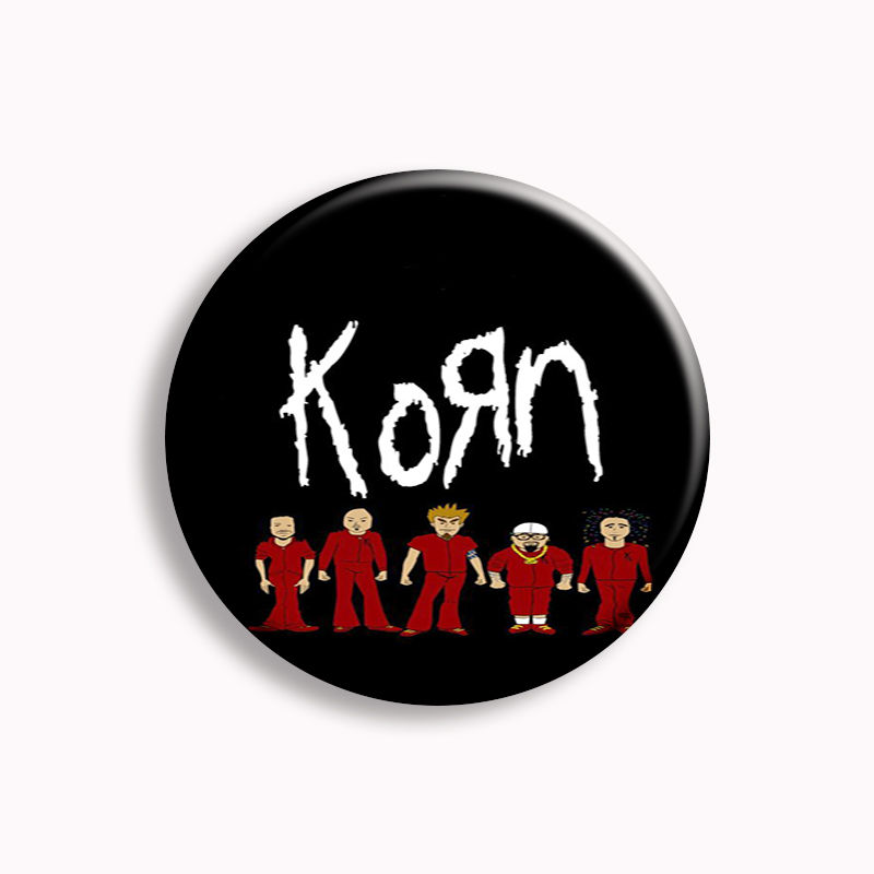 Hip Hop Korn Music Rock Band C - огляд і ціна Collectible Vintage Brooches