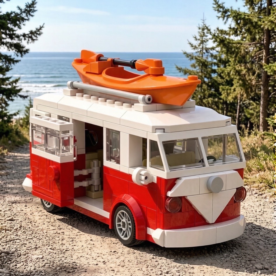 Vintage Beach Camper Van Assem - огляд і ціна Vintage Toys Collector