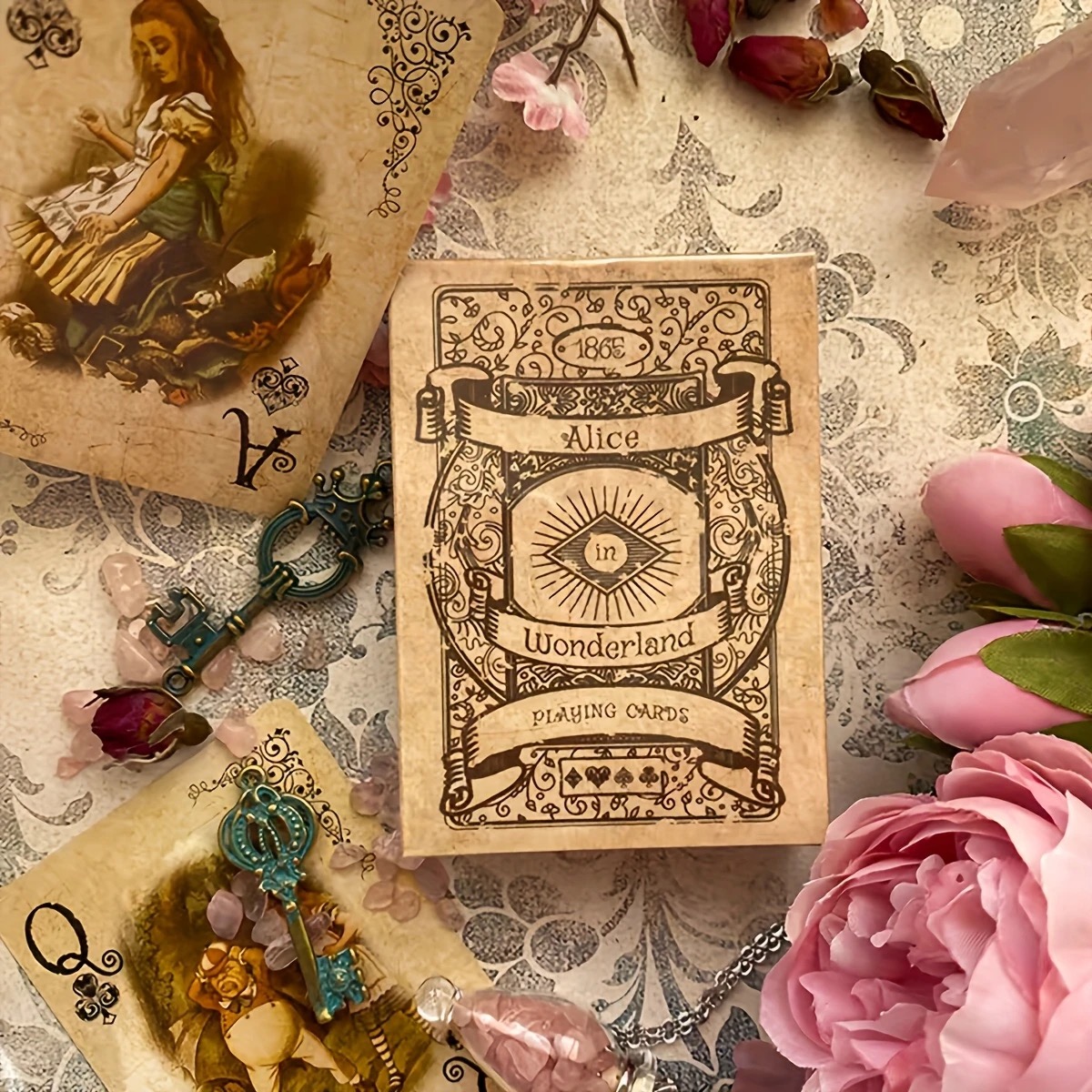 54PCS Alice Vintage Paper Poke - огляд і ціна Vintage Collectible Playing Cards