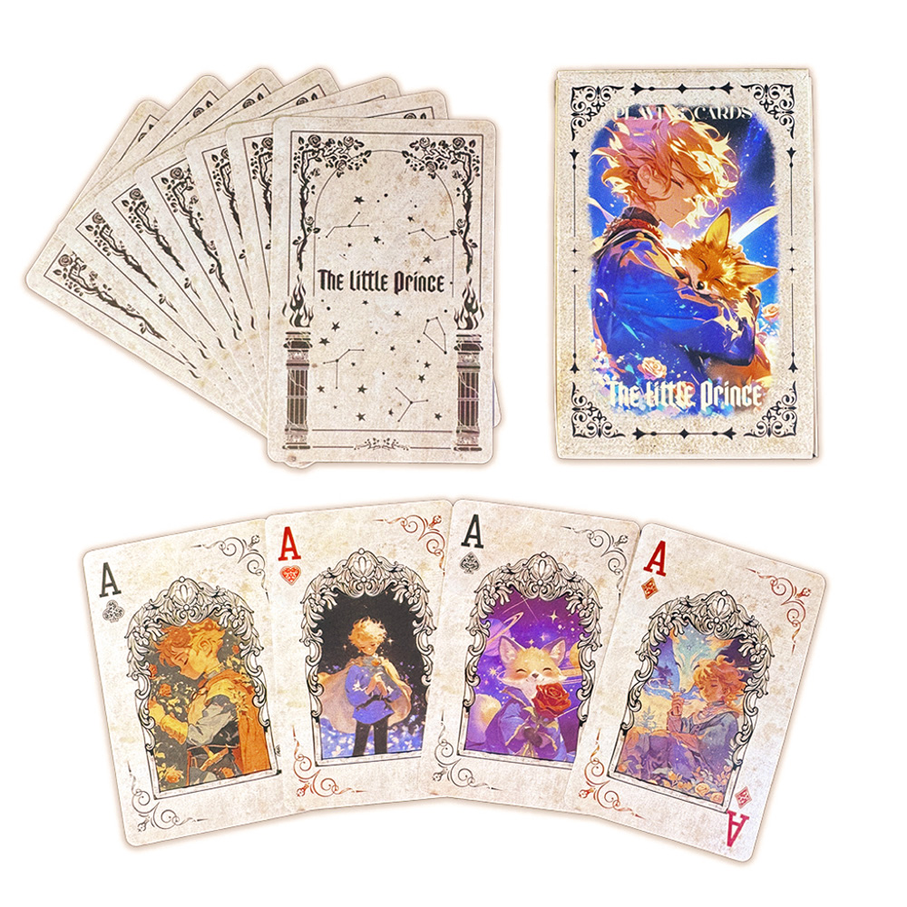 55pcs 57*88mm The Little Princ - огляд і ціна Vintage Collectible Playing Cards