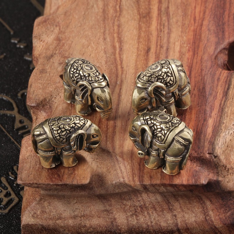 1 PC Cute Elephant Solid Brass - огляд і ціна Vintage Collectible Christmas Ornaments