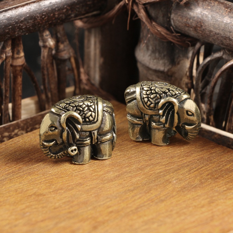 1 PC Cute Elephant Solid Brass - огляд і ціна Vintage Collectible Christmas Ornaments