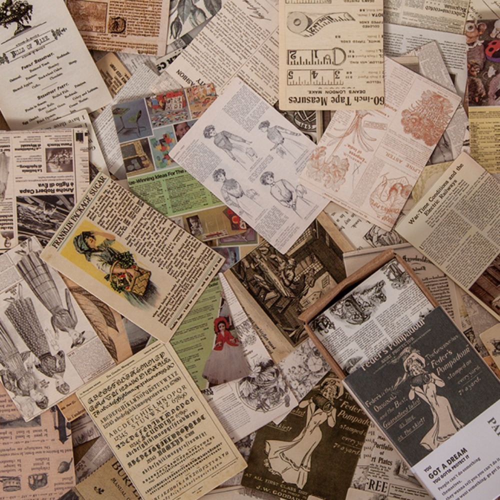 100pcs Vintage Handwritten let - огляд і ціна Vintage Collectible Magazines