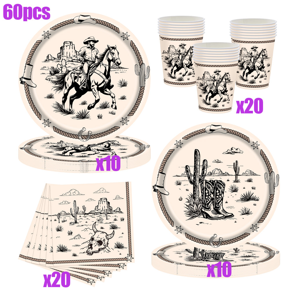 Vintage Western Cowboy Party T - огляд і ціна Vintage Things Collection