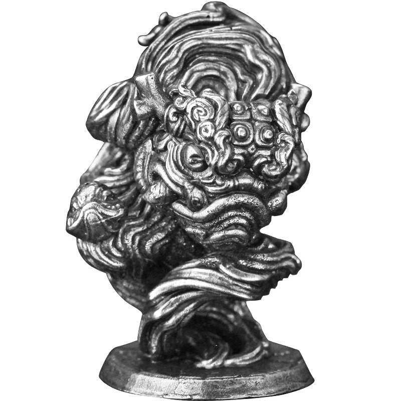 White Copper Chinese Lion Warg - огляд і ціна Vintage Collectible Christmas Ornaments